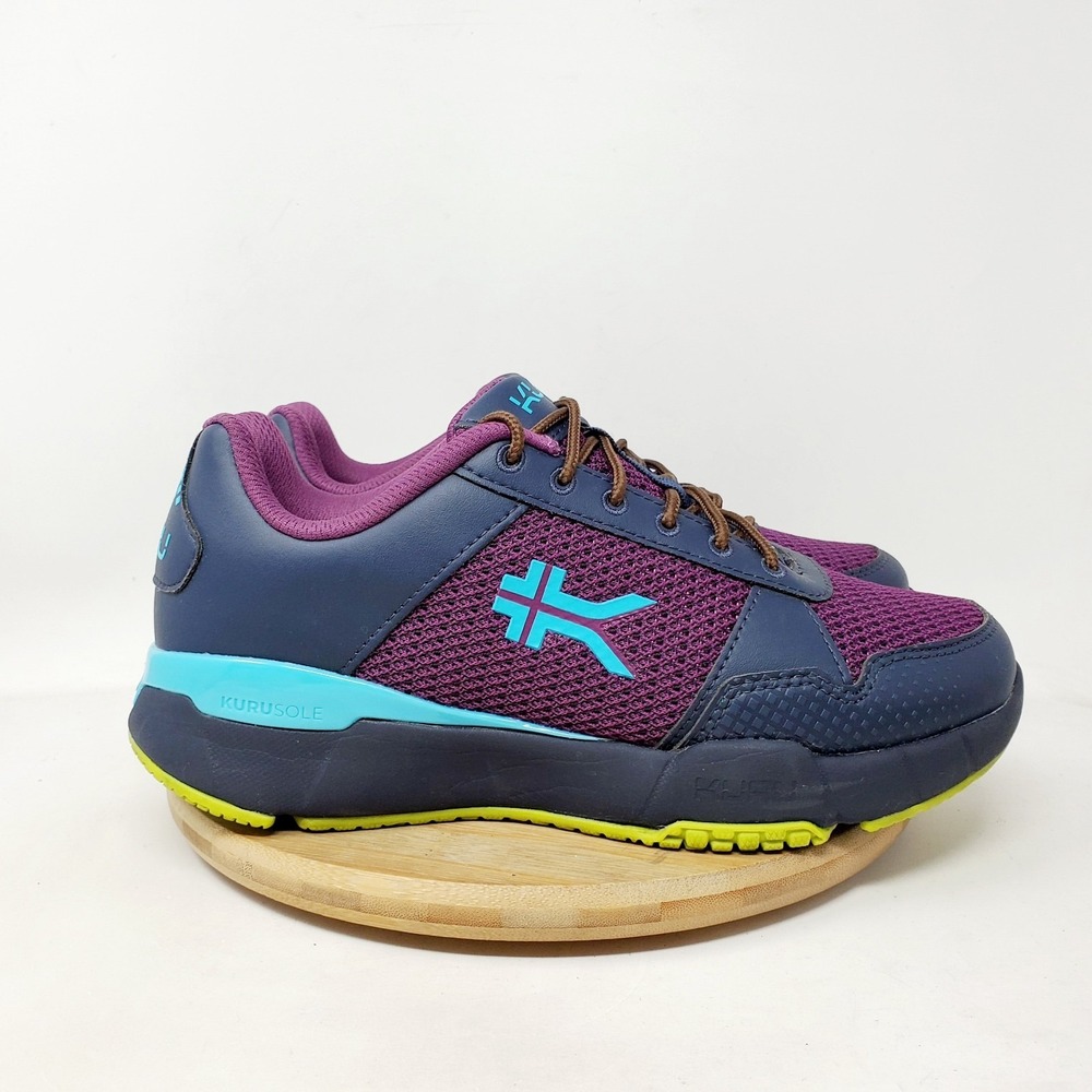 KURU Shoes Womens 8 WIDE Quantum 2.0 Purple Walking Sneaker Plantar Fasciitis